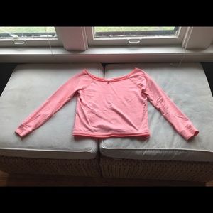 Victoria’s Secret Off-the-Shoulder Pink Sweater